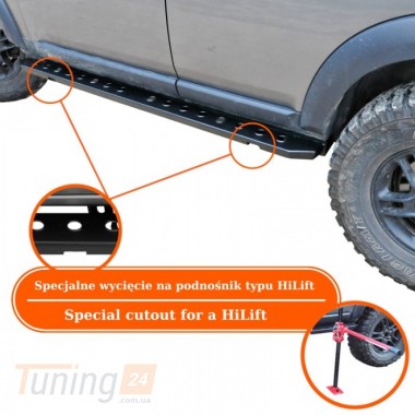 more 4x4 Стальные силовые пороги на Toyota Tacoma 2005-2015 - Картинка 6