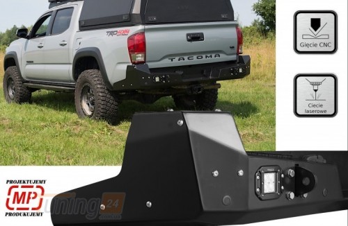 more 4x4 Задний стальной бампер HD с длинными боками на Toyota Tacoma 2005-2015 - Картинка 2