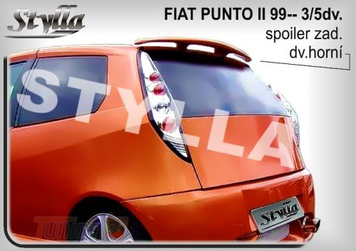 Stylla Спойлер задний на ляду для Fiat Punto 1999+ 3/5 дверей на ножках - Картинка 1