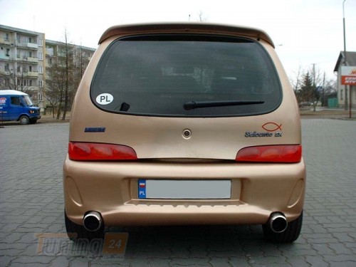 AOM Tuning Спойлер задний на ляду для Fiat Seicento 1998+ версия 1 - Картинка 2