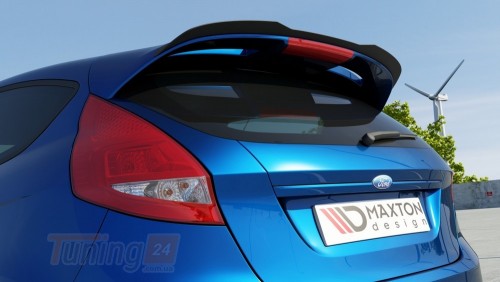 Maxton Design Накладка на спойлер для Ford Fiesta MK7 2008-2012 версия ST-Line - Картинка 1