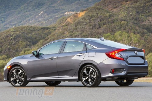 Kindle Лип спойлер на багажник для Honda Civic 10 sedan 2016-2021 - Картинка 2