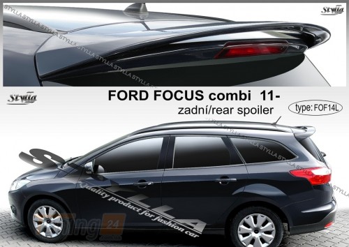 Stylla Спойлер задний на ляду для Ford Focus MK3 Combi 2011-2014 - Картинка 1