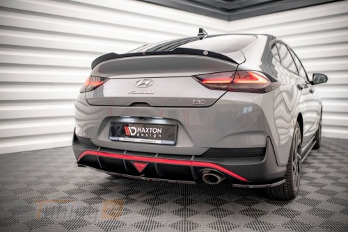 Maxton Design Спойлер кап на багажник для Hyundai I30 Mk3 2020+ версия Fastback N-Line - Картинка 3