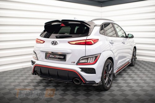 Maxton Design Накладка на спойлер для Hyundai Kona Mk1 2021+ версия N - Картинка 3