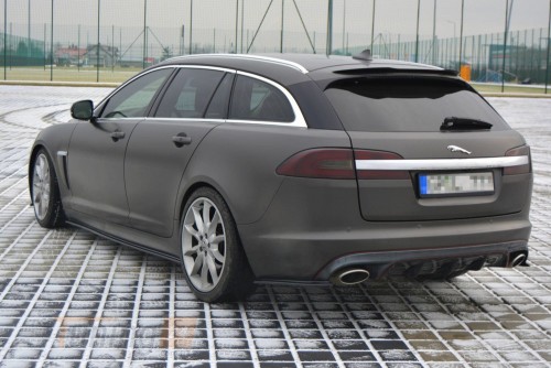 Maxton Design Накладка на спойлер для Jaguar XF X250 Sportbrake 2012-2016 - Картинка 1