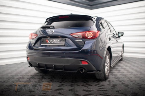 Maxton Design Накладка на спойлер для Mazda 3 Hatchback BN 2017+ - Зображення 3