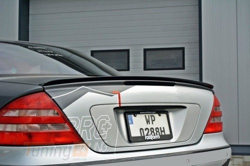 Maxton Design Спойлер задний на багажник для Mercedes CL W215 1999-2006 тонкий - Картинка 1