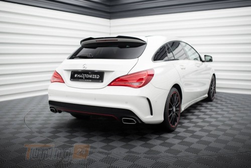 Maxton Design Спойлер кап задній на ляду для Mercedes CLA C117 Shooting Brake 2015-2020 - Зображення 2