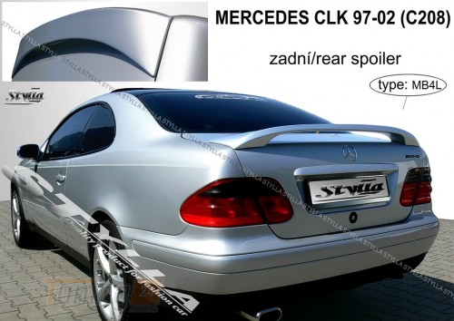 Stylla Спойлер задний на багажник для Mercedes CLK C208 1997-2002 на ножках - Картинка 1