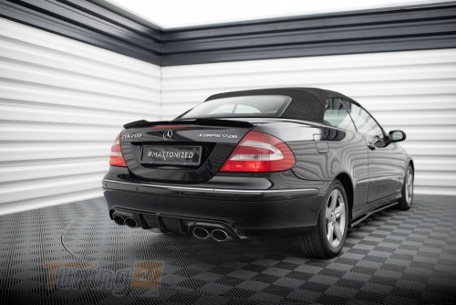 Maxton Design Спойлер кап задний на багажник для Mercedes CLK A209 Cabriolet 2002-2009 - Картинка 5