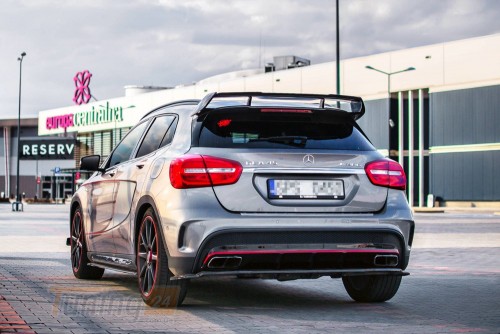 Maxton Design Накладка на спойлер для Mercedes GLA X156 2014-2017 версія 45 AMG SUV - Зображення 2