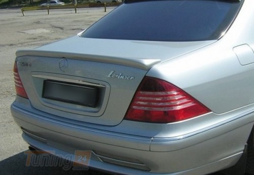 AOM Tuning Спойлер задний на багажник для Mercedes S W220 1998-2006 - Картинка 1