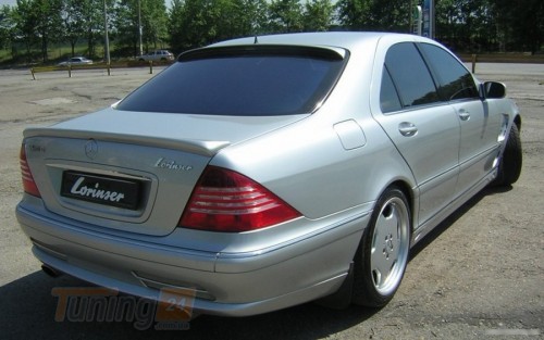 AOM Tuning Спойлер задний на багажник для Mercedes S W220 1998-2006 - Картинка 2