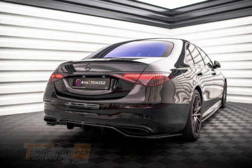 Maxton Design Спойлер 3D на багажник для Mercedes S W223 2020+ версия AMG-Line - Картинка 3