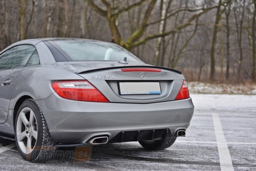 Maxton Design Спойлер задний на багажник для Mercedes SLK R172 2011-2015 - Картинка 2