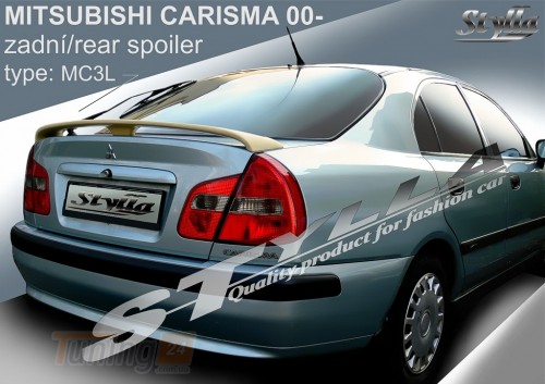 Stylla Спойлер задний на багажник для Mitsubishi Carisma Hatchback 2000+ вариант 1 - Картинка 1