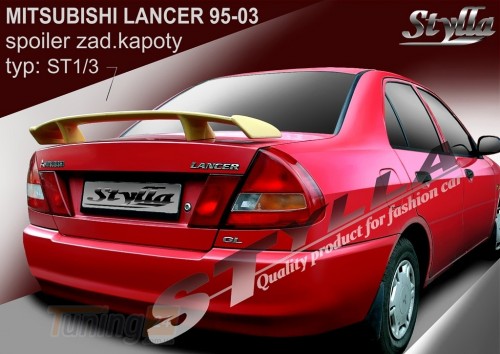 Stylla Спойлер задний на багажник для Mitsubishi Lancer Sedan 1995-2003 на ножках высокий - Картинка 1