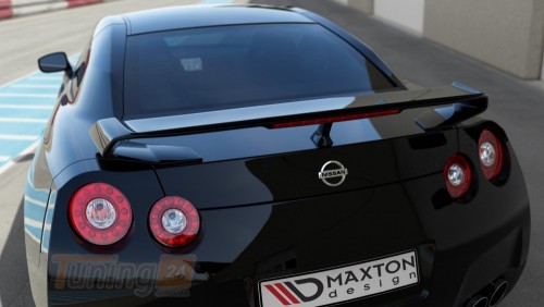 Maxton Design Накладка на спойлер багажника для Nissan GT-R Coupe 2007-2010 серия R35 - Картинка 3