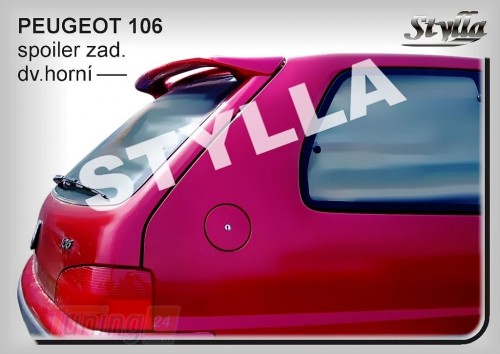 Stylla Спойлер задний на ляду для Peugeot 106 1991-2003 - Картинка 1