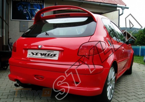 Stylla Спойлер задний на ляду для Peugeot 206 Hatchback 1998-2010 3/5 дверей высокий - Картинка 4