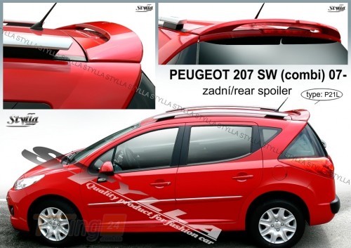 Stylla Спойлер задний на ляду для Peugeot 207 Combi 2007-2012 - Картинка 1