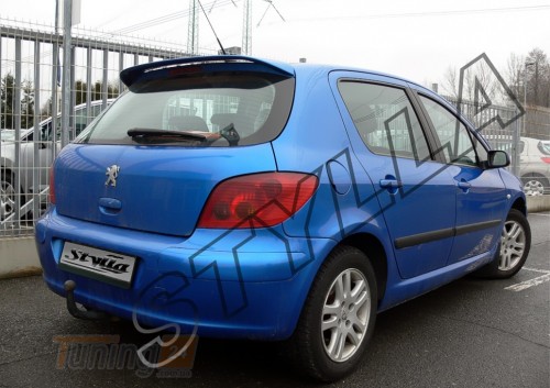 Stylla Спойлер задний на ляду для Peugeot 307 Hatchback 2001-2008 3/5 дверей - Картинка 3