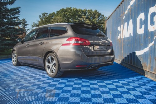 Maxton Design Накладка на спойлер для Peugeot 308 Combi MK2 2017-2020 - Картинка 2