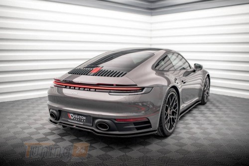 Maxton Design Накладка на спойлер багажника для Porsche 911 (992) 2019+ версия Carrera 4S - Картинка 3