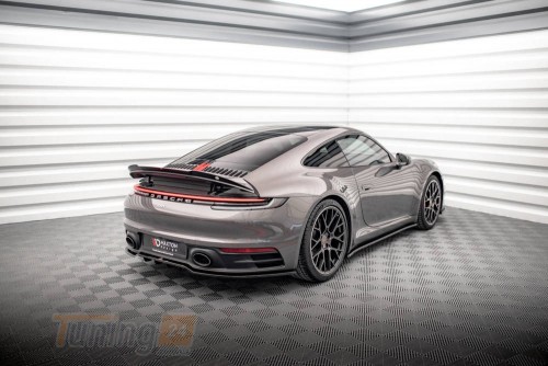 Maxton Design Накладка на спойлер багажника для Porsche 911 (992) 2019+ версия Carrera 4S - Картинка 4