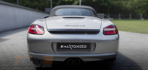 Maxton Design Спойлер кап задний на багажник для Porsche Boxster 987 2004-2009 - Картинка 1