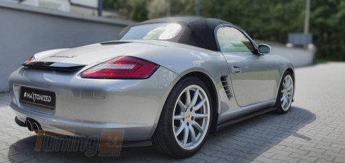 Maxton Design Спойлер кап задний на багажник для Porsche Boxster 987 2004-2009 - Картинка 2