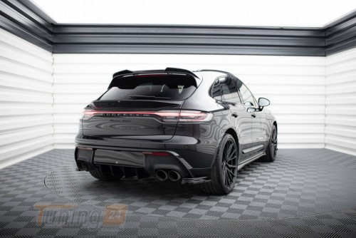 Maxton Design Спойлер 3D на багажник для Porsche Macan Mk1 2021+ версия GTS нижний - Картинка 3