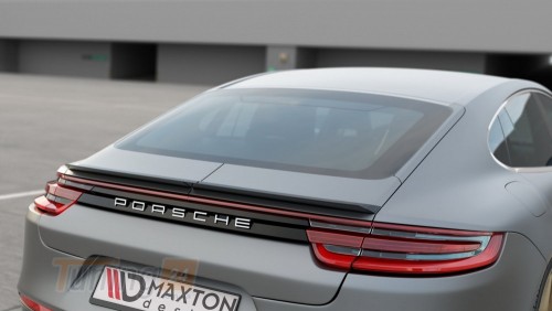 Maxton Design Спойлер кап задній на багажник для Porsche Panamera 971 2019-2020 - Зображення 1