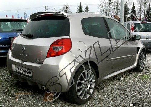 Stylla Спойлер задній на ляду для Renault Clio Hatchback 2005-2013 3 двері - Зображення 2