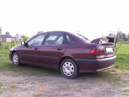 AOM Tuning Спойлер задний на багажник для Renault Laguna 1 Hatchback 1994-2001 высокий без стоп сигнала - Картинка 2