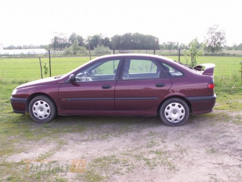 AOM Tuning Спойлер задний на багажник для Renault Laguna 1 Hatchback 1994-2001 высокий без стоп сигнала - Картинка 3