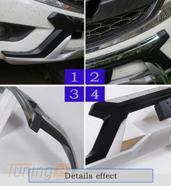Cixtai Передняя и задняя накладки на бампер для MAZDA BT-50 2011+ (V1) - Картинка 3