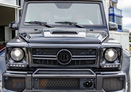 Cixtai Накладка на капот Brabus (ABS) для MERCEDES-BENZ G W463 1990-2018 - Картинка 2