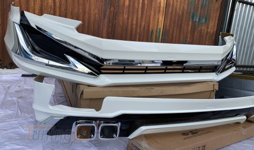 Cixtai Накладки на передний и задний бампер Modelista для TOYOTA LAND CRUISER PRADO 150 2018+ - Картинка 4