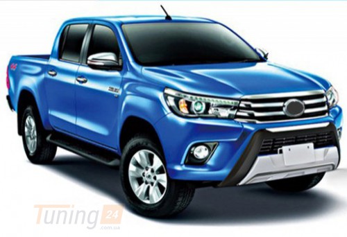 Cixtai Передняя накладка на бампер V1 для TOYOTA HILUX 2015+ - Картинка 1