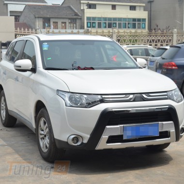 CXK Передняя накладка для MITSUBISHI OUTLANDER 3 XL 2012-2014 - Картинка 2