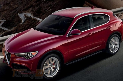 OEM Рейлінги оригінальний дизайн на дах авто Alfa Romeo STELVIO 2017  - Зображення 1