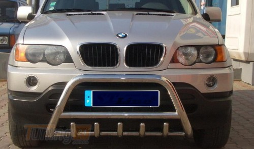 ST-Line Кенгурятник захист переднього бампера на BMW X5 E53 2000-2006 (F1-03) - Зображення 1