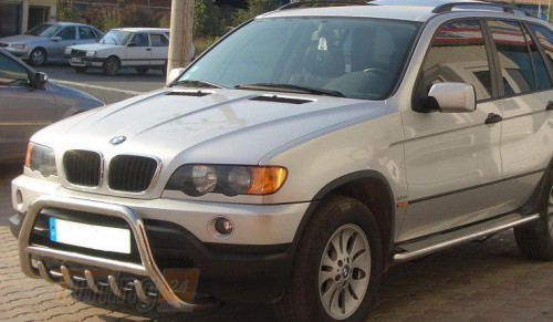 ST-Line Кенгурятник захист переднього бампера на BMW X5 E53 2000-2006 (F1-03) - Зображення 2