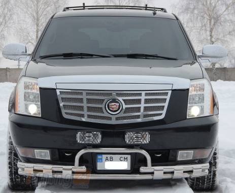 ST-Line Дуга переднего бампера ус на CADILLAC ESCALADE 3 2007-2014 (F3-33) - Картинка 1