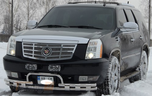 ST-Line Дуга переднего бампера ус на CADILLAC ESCALADE 3 2007-2014 (F3-33) - Картинка 2