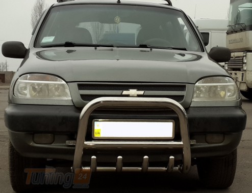 ST-Line Кенгурятник для CHEVROLET NIVA 2002-2009 (F2-01) - Картинка 1