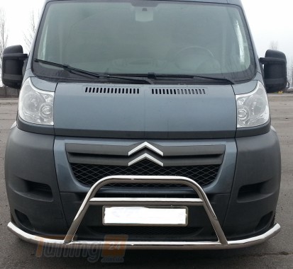 ST-Line Дуга переднего бампера ус на CITROEN JUMPER 2014+ (F3-36) - Картинка 1