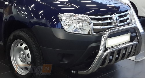 ST-Line Кенгурятник без надписи на DACIA DUSTER 2010-2018 (F1-02) - Картинка 2